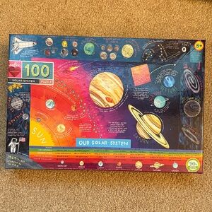 Solar System Puzzle for Kids - 100 Pieces